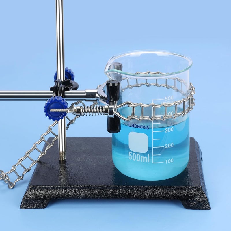Labasics Lab Chain Clamp Holder, Adjustable Lab Glassware Clamp Chain with 1.57-5.71 inch Holding Size for Beakers, Flasks, Condensers Fixture Lab Accessories - Image 5